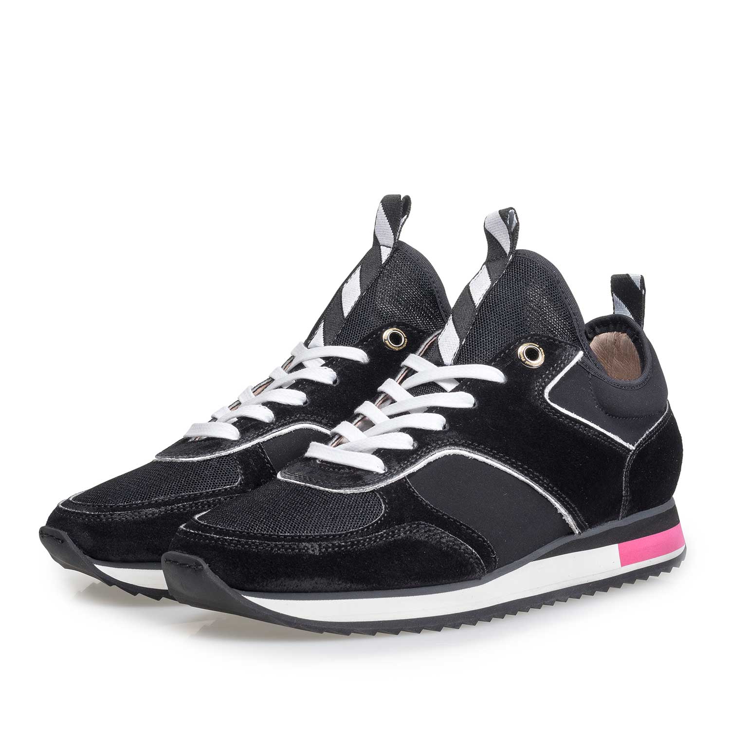 85277/00 - Black suede leather sneaker 85277/00 - Black suede leather sneaker
