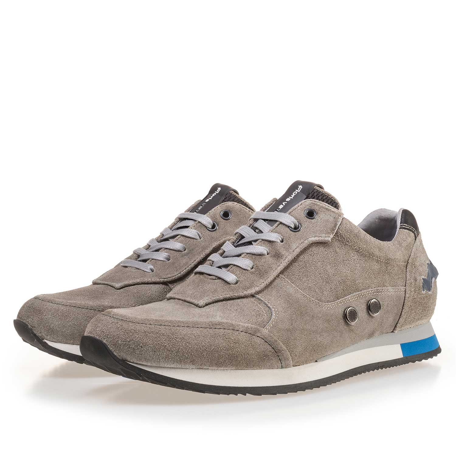 16223/03 - Olijfgroene suède sneaker 16223/03 - Olijfgroene suède sneaker