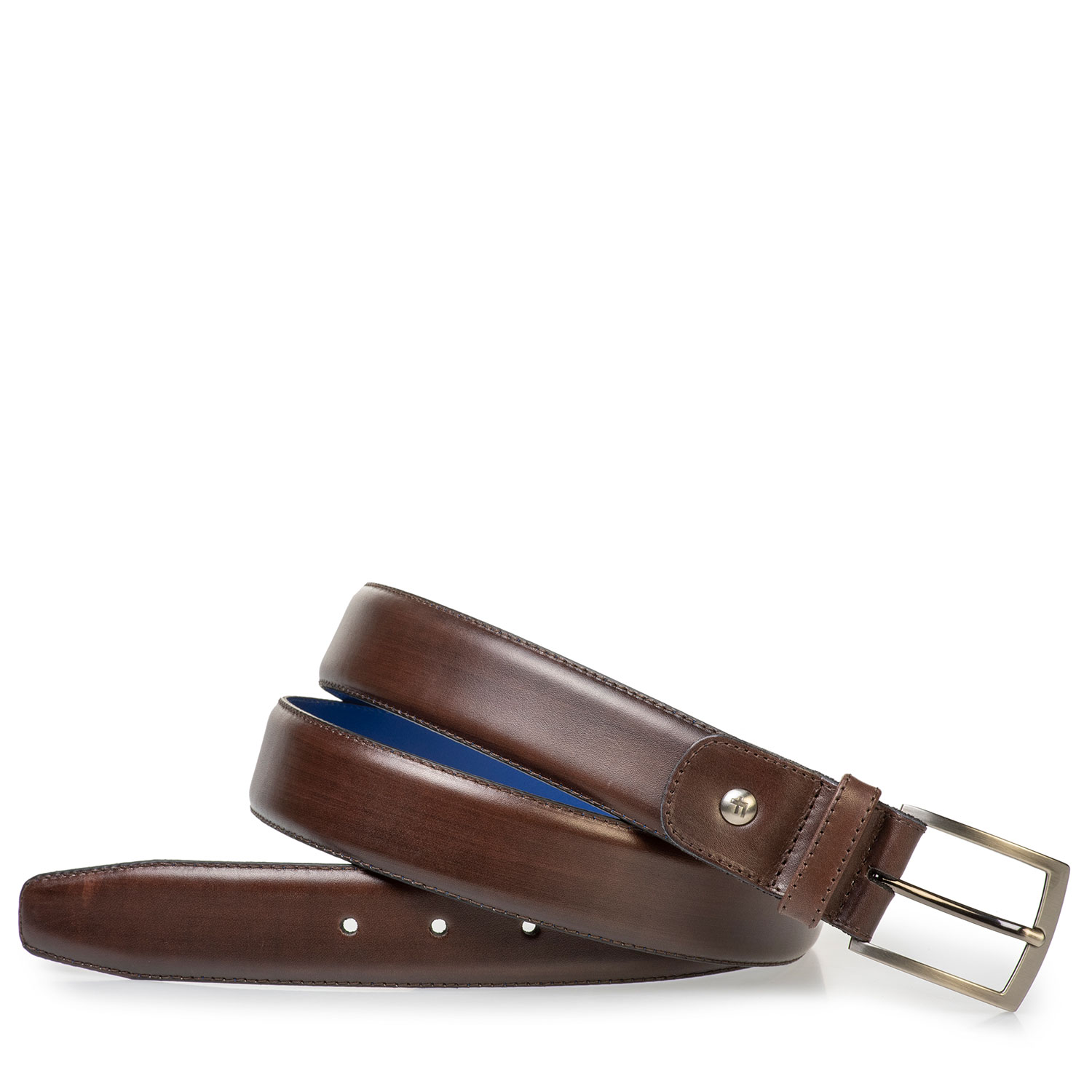 75144/03 - Darkbrown belt made of calf's leather 75144/03 - Darkbrown belt made of calf's leather