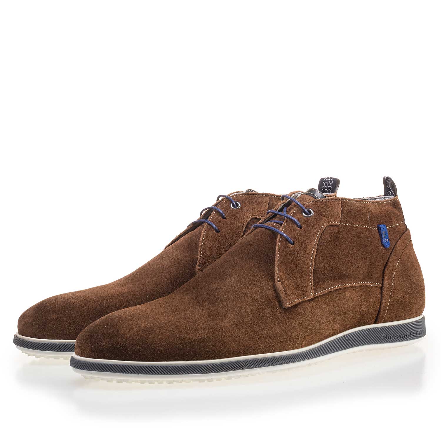 10055/02 - Middenbruine suède veterboot 10055/02 - Middenbruine suède veterboot