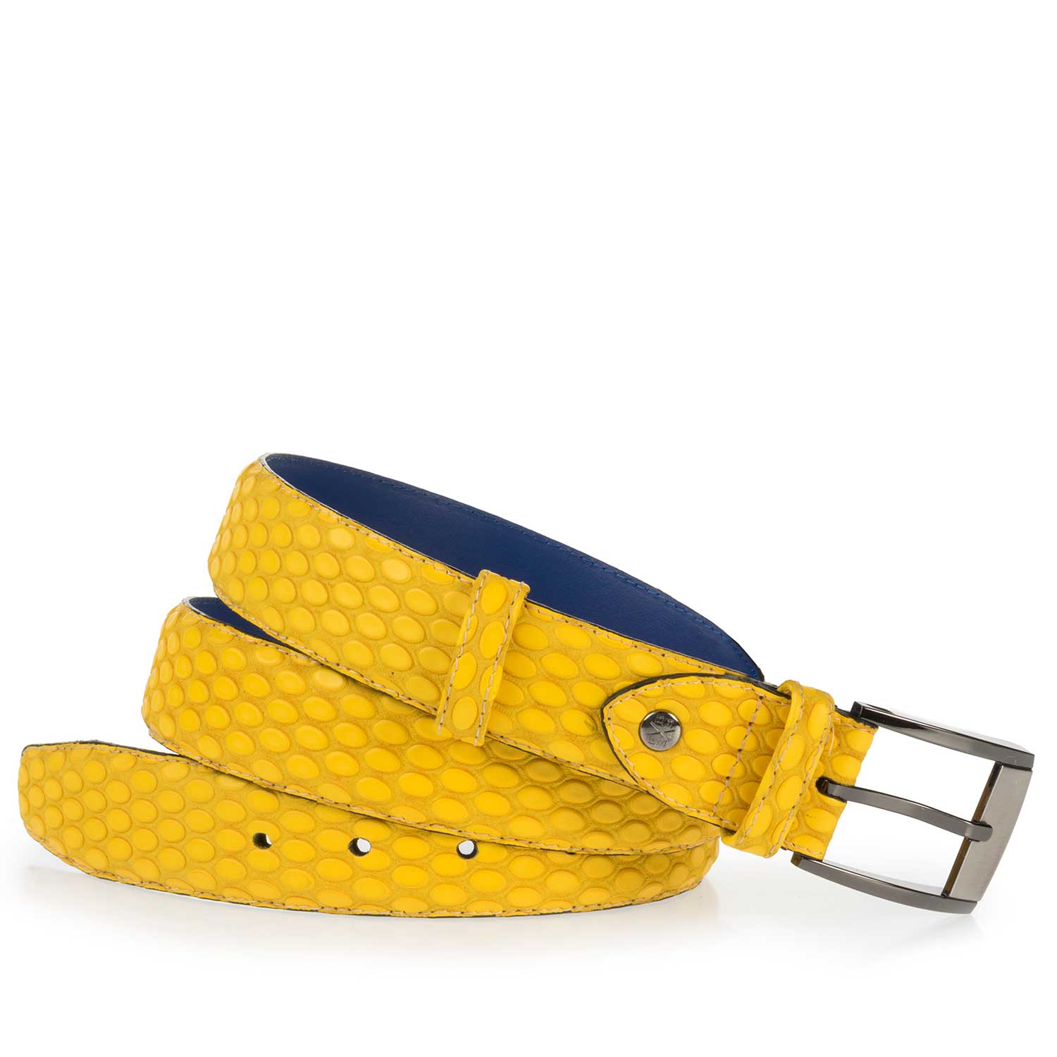 75180/34 - Premium gele leren riem 75180/34 - Premium gele leren riem