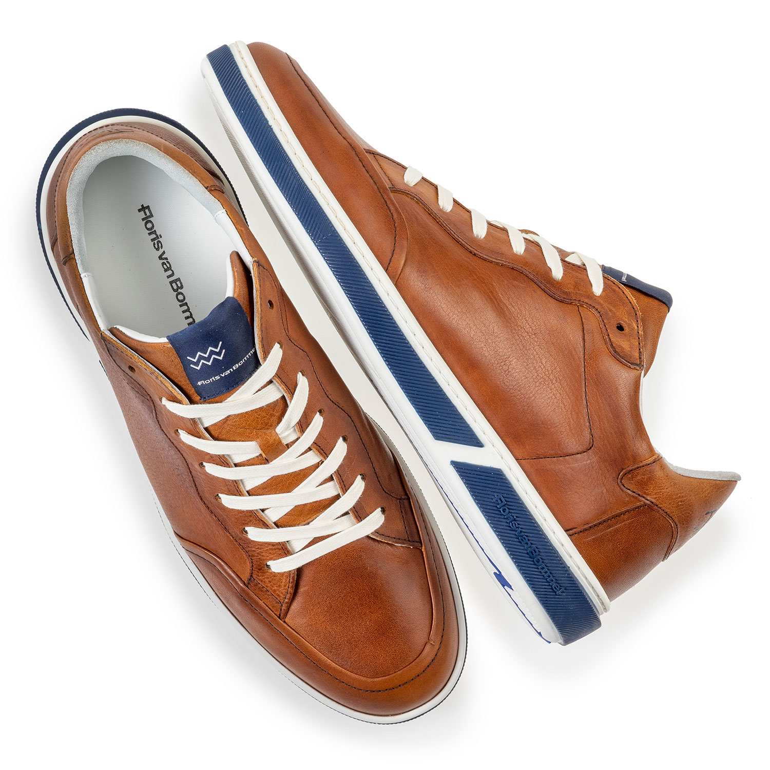 13350/07 - Cognac-coloured calf leather lace shoe 13350/07 - Cognac-coloured calf leather lace shoe