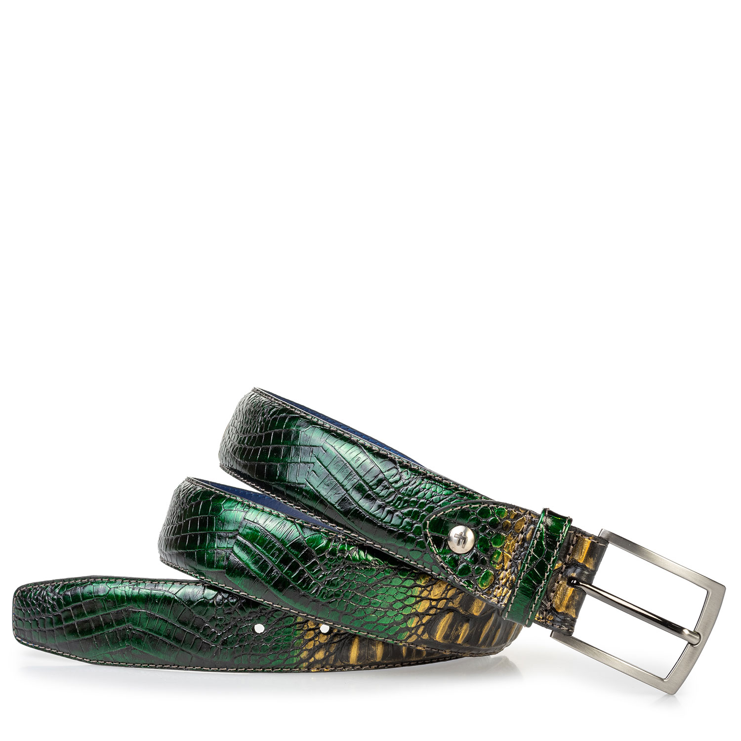 75203/33 - Belt green croco leather 75203/33 - Belt green croco leather