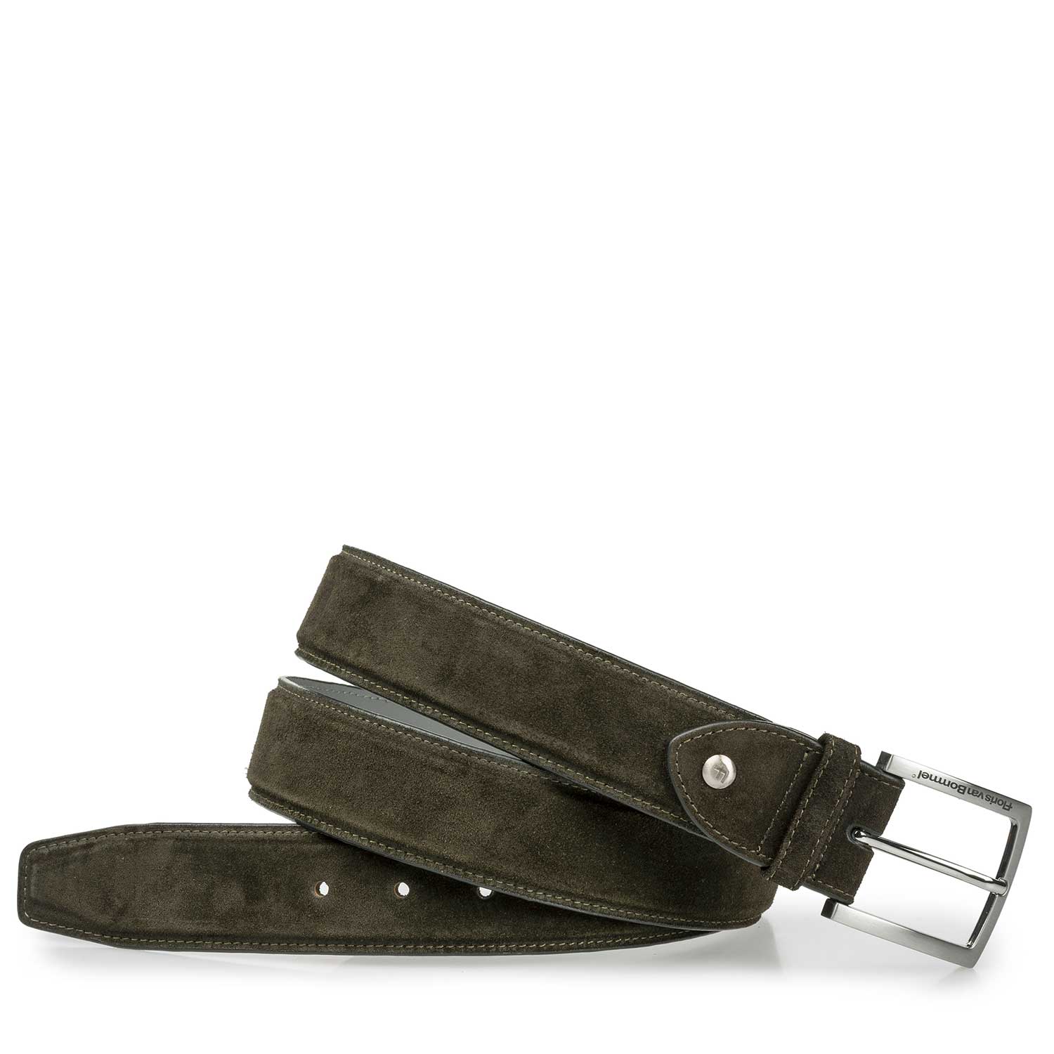 75189/27 - Green suede leather belt 75189/27 - Green suede leather belt