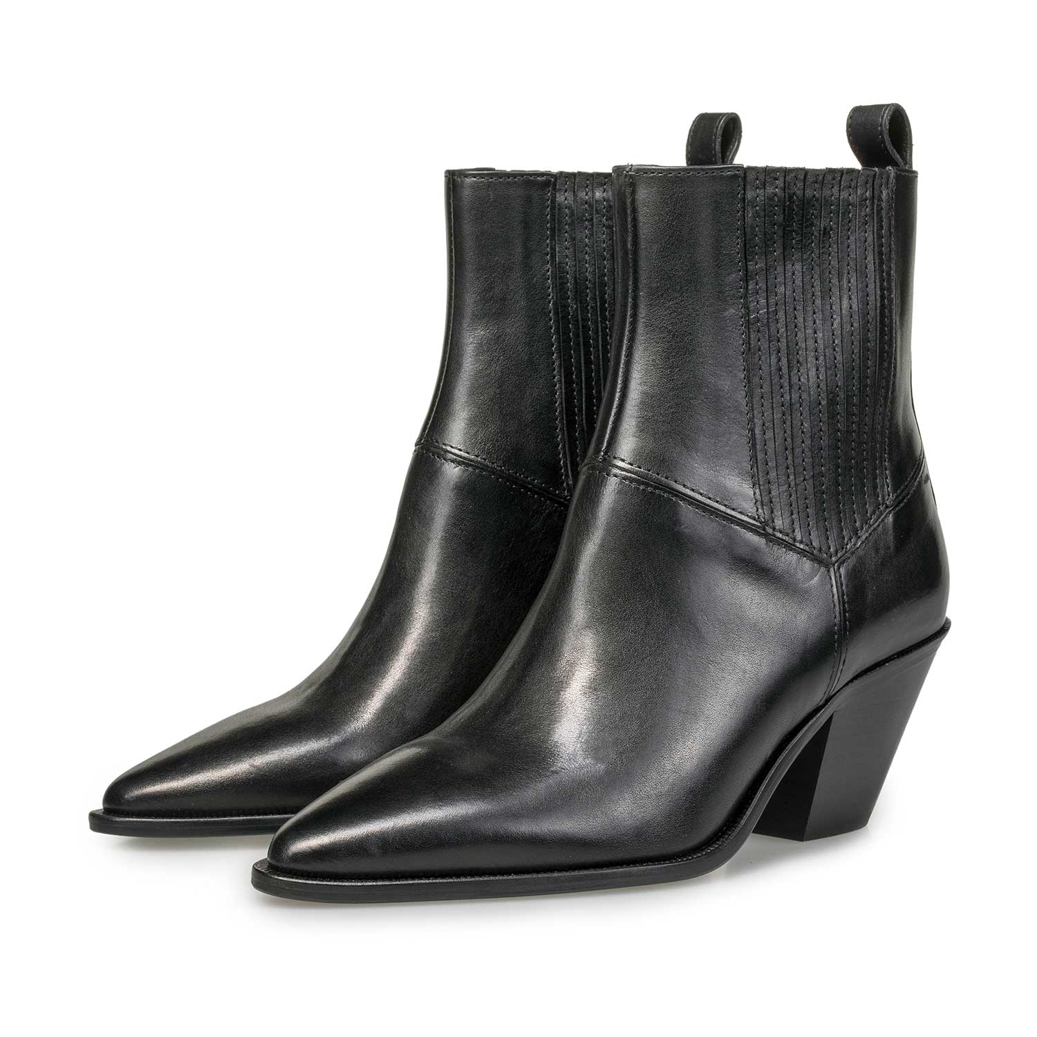 85611/00 - Zwarte chelsea boot van kalfsleer 85611/00 - Zwarte chelsea boot van kalfsleer