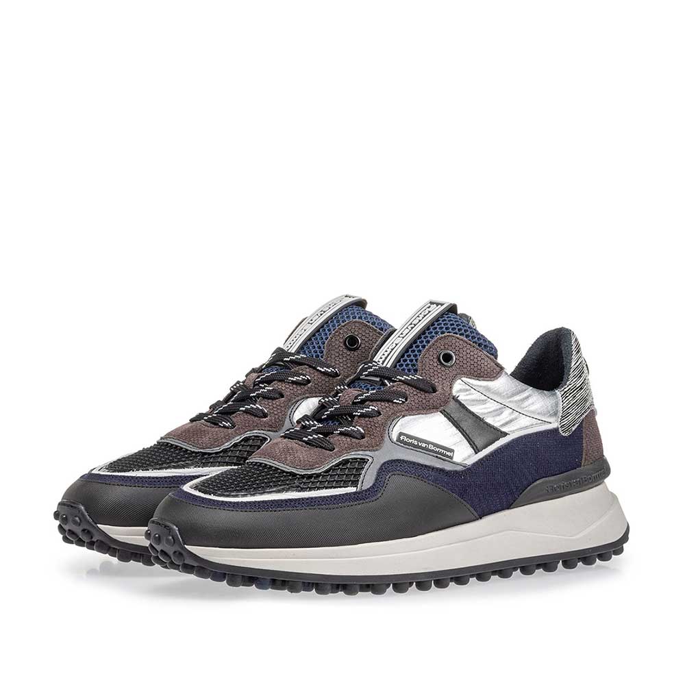 16308/02 - Noppi sneaker donkergrijs/blauw 16308/02 - Noppi sneaker donkergrijs/blauw