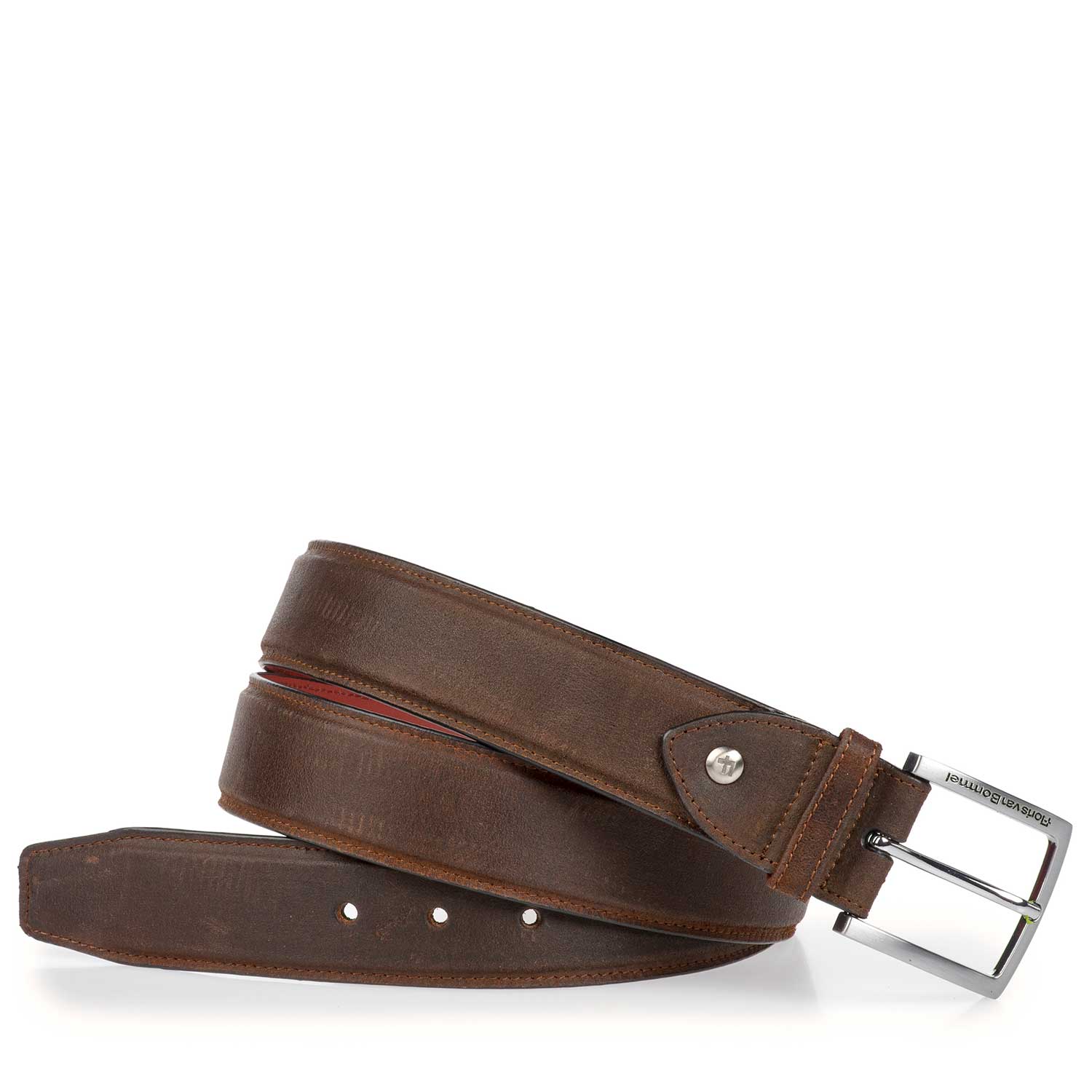 75189/32 - Brown suede leather belt 75189/32 - Brown suede leather belt