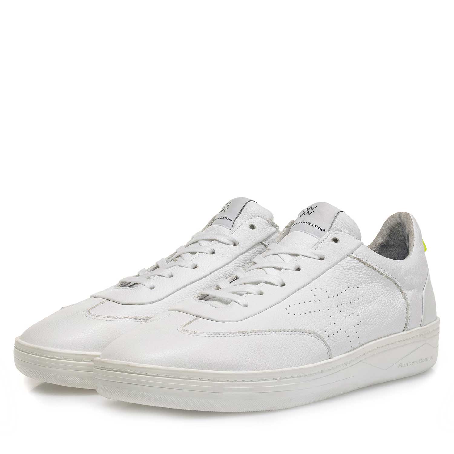 16255/05 - Witte leren sneaker 16255/05 - Witte leren sneaker