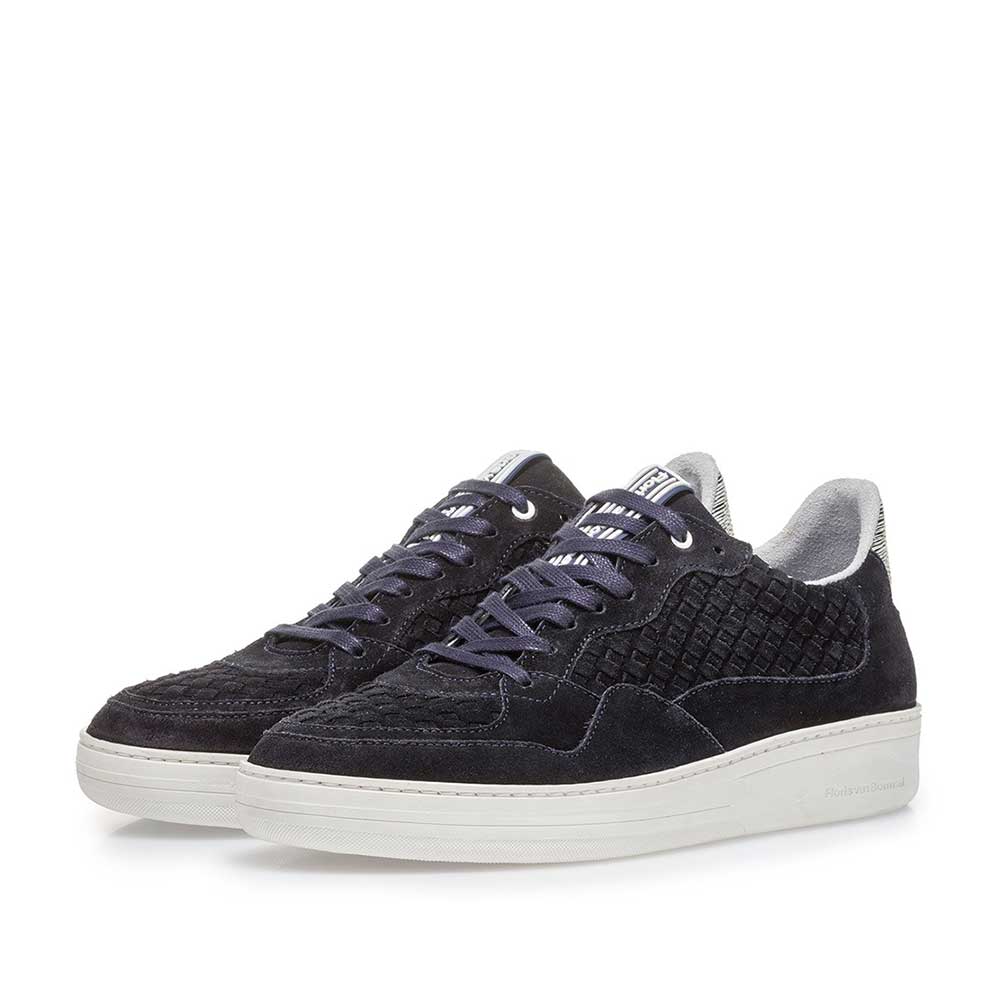 16265/00 - Donkerblauwe suède sneaker 16265/00 - Donkerblauwe suède sneaker