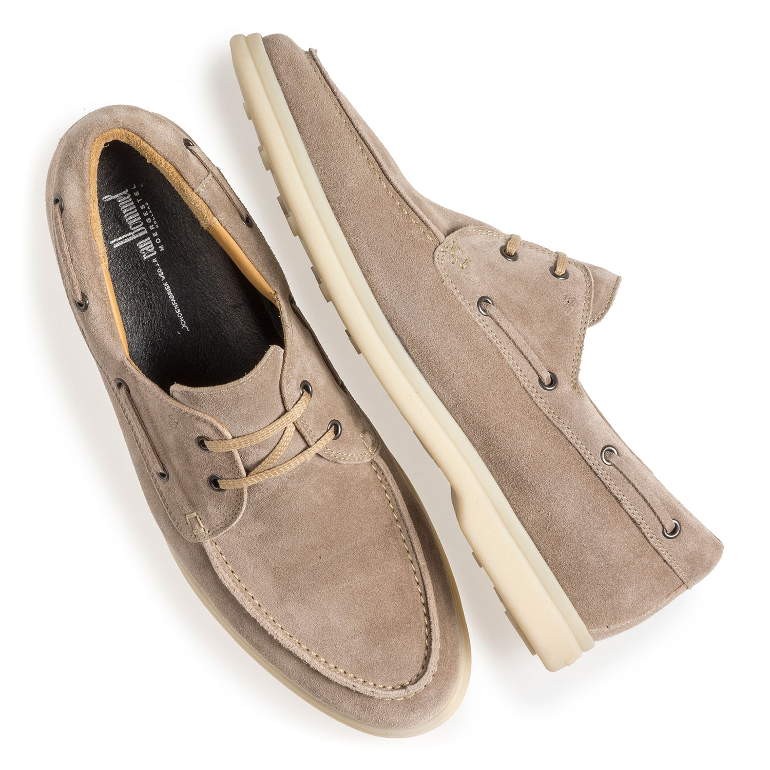 18205/03 - Beige suède bootschoen 18205/03 - Beige suède bootschoen