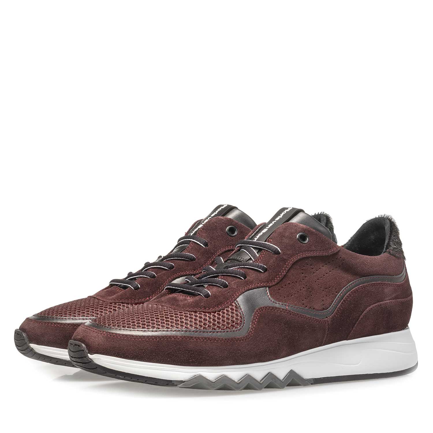 16093/18 - Rode suède sneaker 16093/18 - Rode suède sneaker