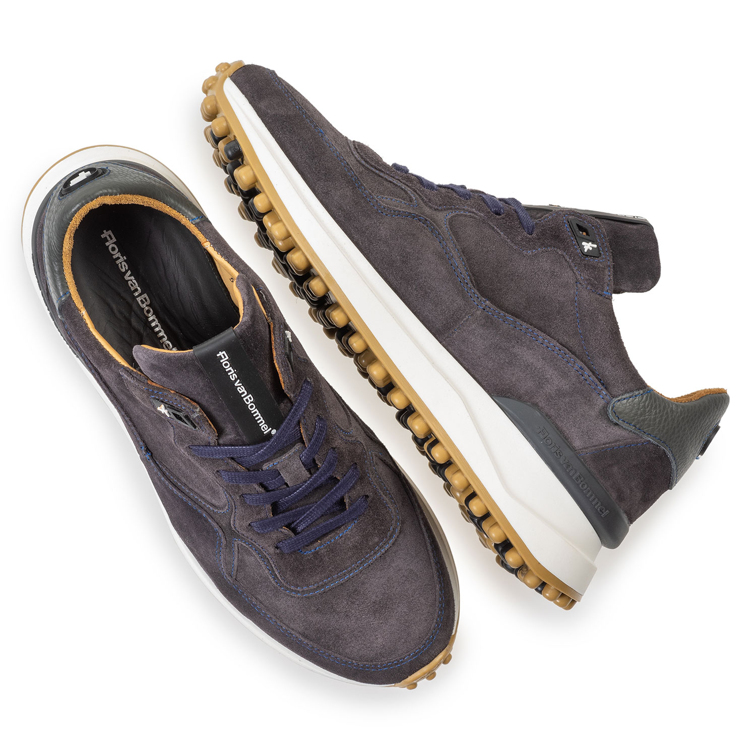 16301/23 - Donkergrijze suède sneaker 16301/23 - Donkergrijze suède sneaker