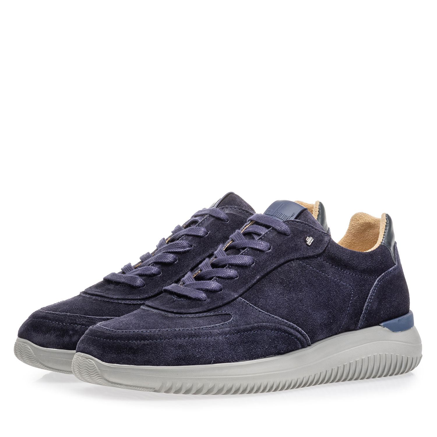 16306/11 - Blauwe suède sneaker 16306/11 - Blauwe suède sneaker