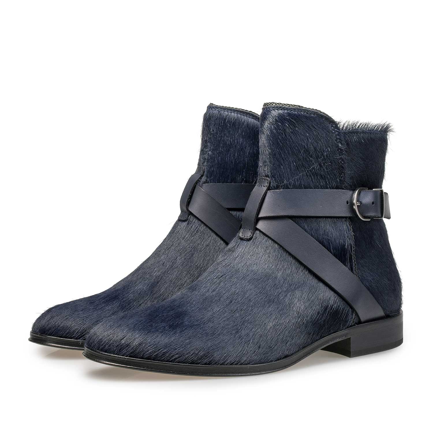 85602/00 - Blue pony hair Chelsea boot 85602/00 - Blue pony hair Chelsea boot