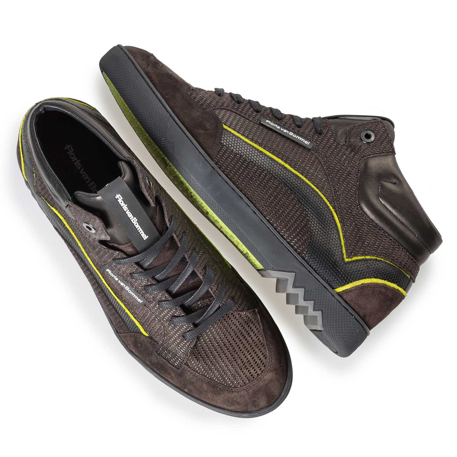 10200/05 - Mid-high brown sneaker 10200/05 - Mid-high brown sneaker
