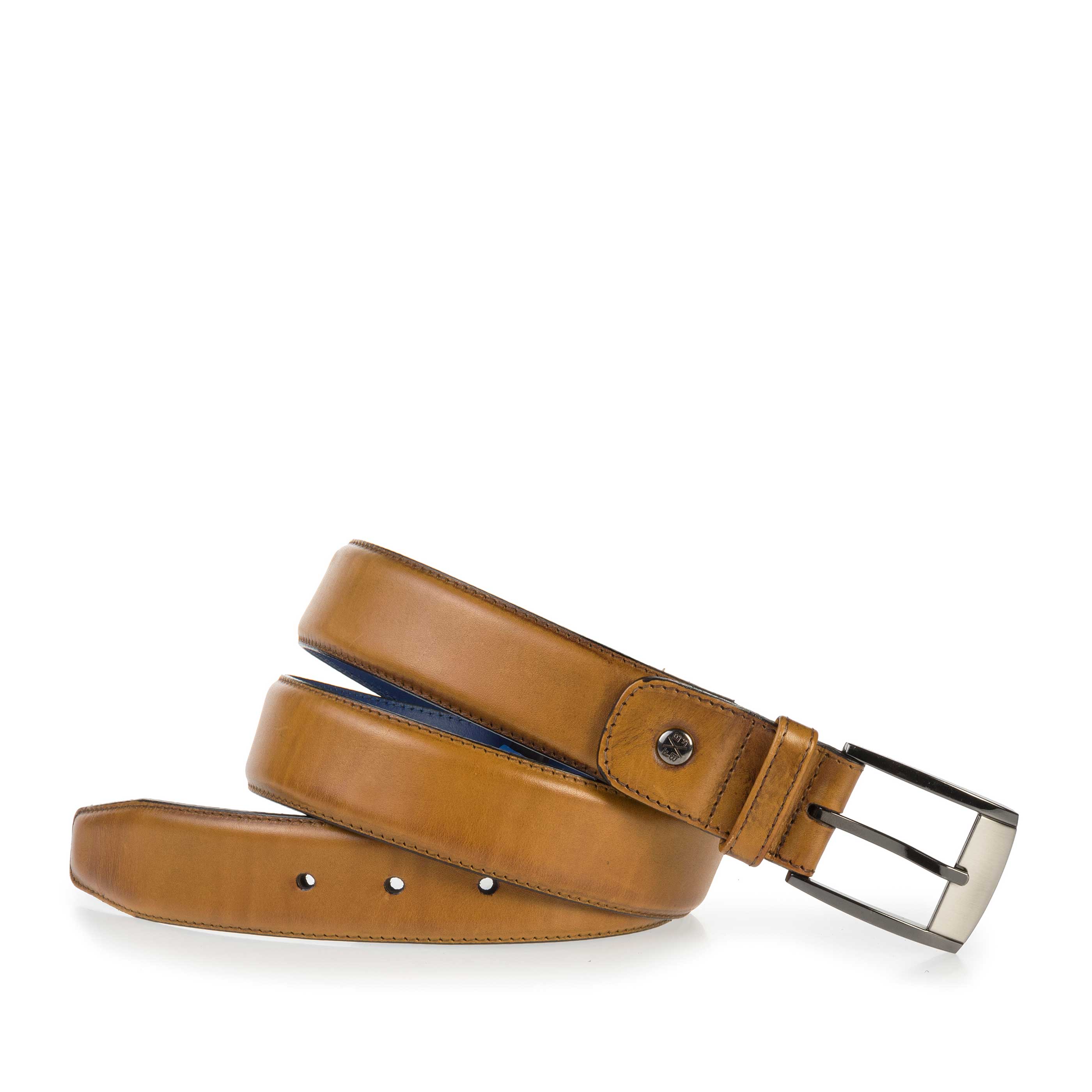 75183/02 - Cognac riem van kalfsleer 75183/02 - Cognac riem van kalfsleer