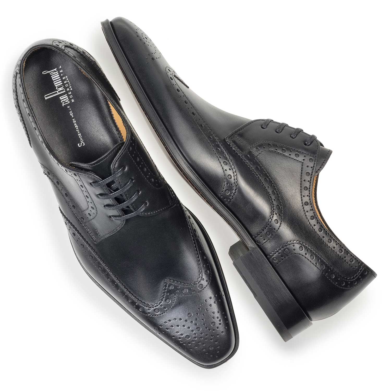17099/00 - Zwarte kalfsleren brogue 17099/00 - Zwarte kalfsleren brogue