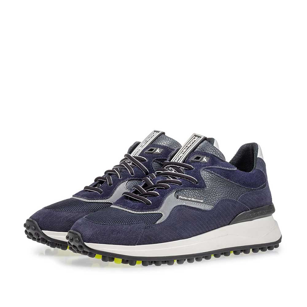 16339/04 - Noppi sneaker donkerblauw met print 16339/04 - Noppi sneaker donkerblauw met print