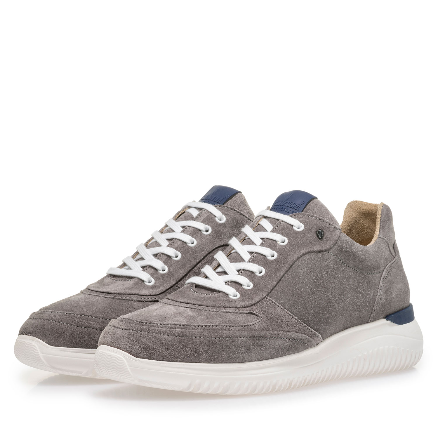16302/09 - Grijse suède sneaker 16302/09 - Grijse suède sneaker