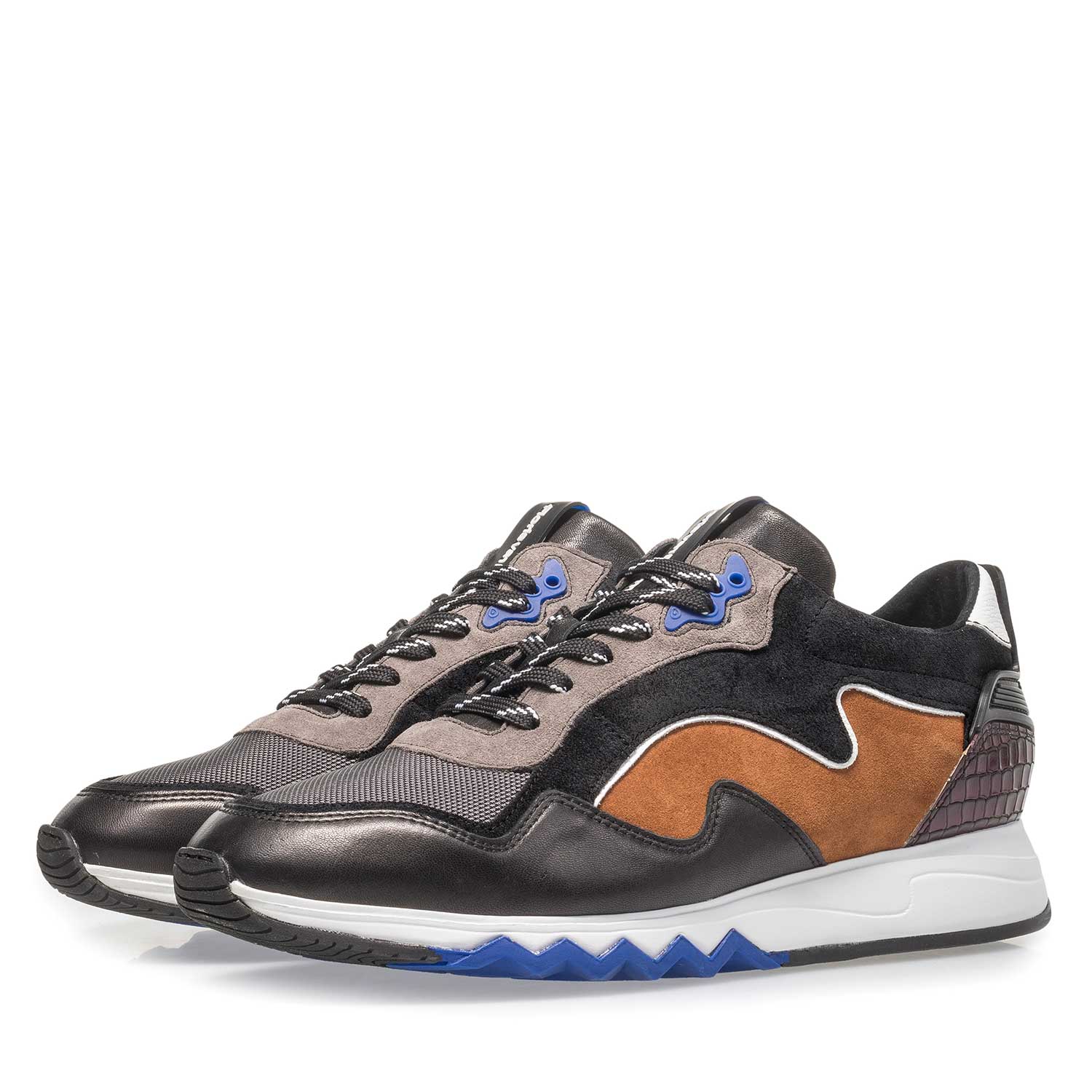 16092/10 - Multicolour suède sneaker 16092/10 - Multicolour suède sneaker