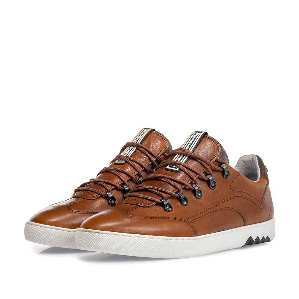 16464/24 - Hiking sneaker leer cognac 16464/24 - Hiking sneaker leer cognac