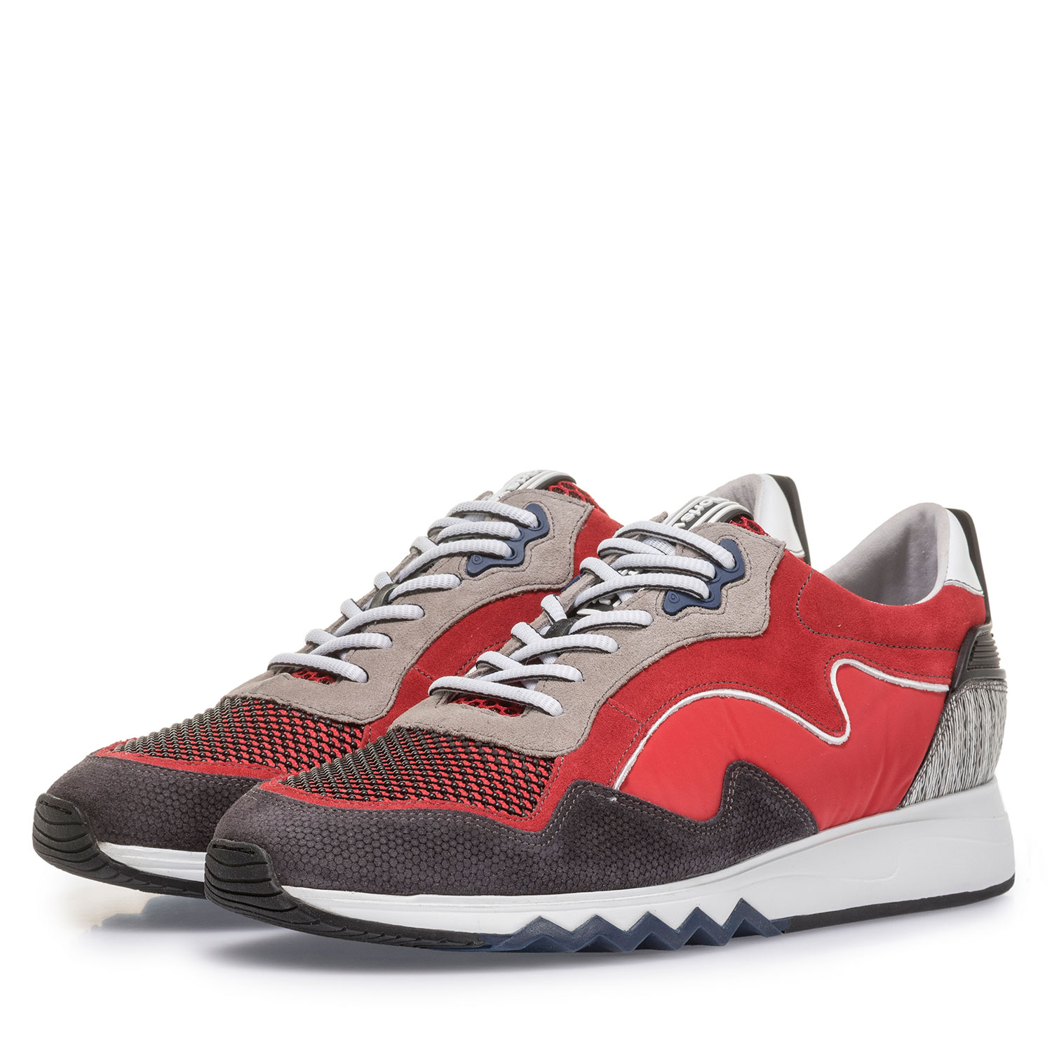 16092/16 - Rode suède sneaker 16092/16 - Rode suède sneaker