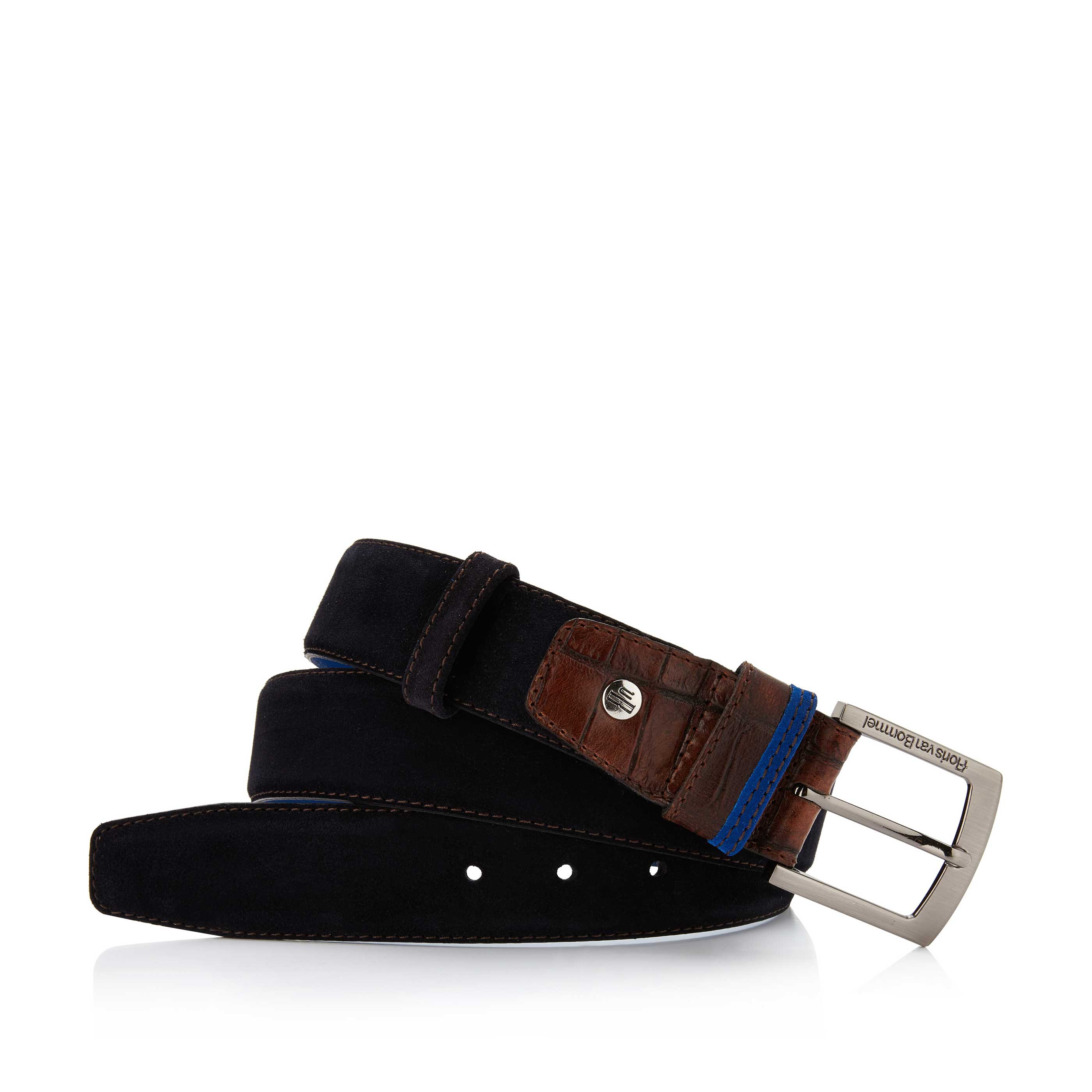 75004/06 - Donkerblauwe suède riem 75004/06 - Donkerblauwe suède riem
