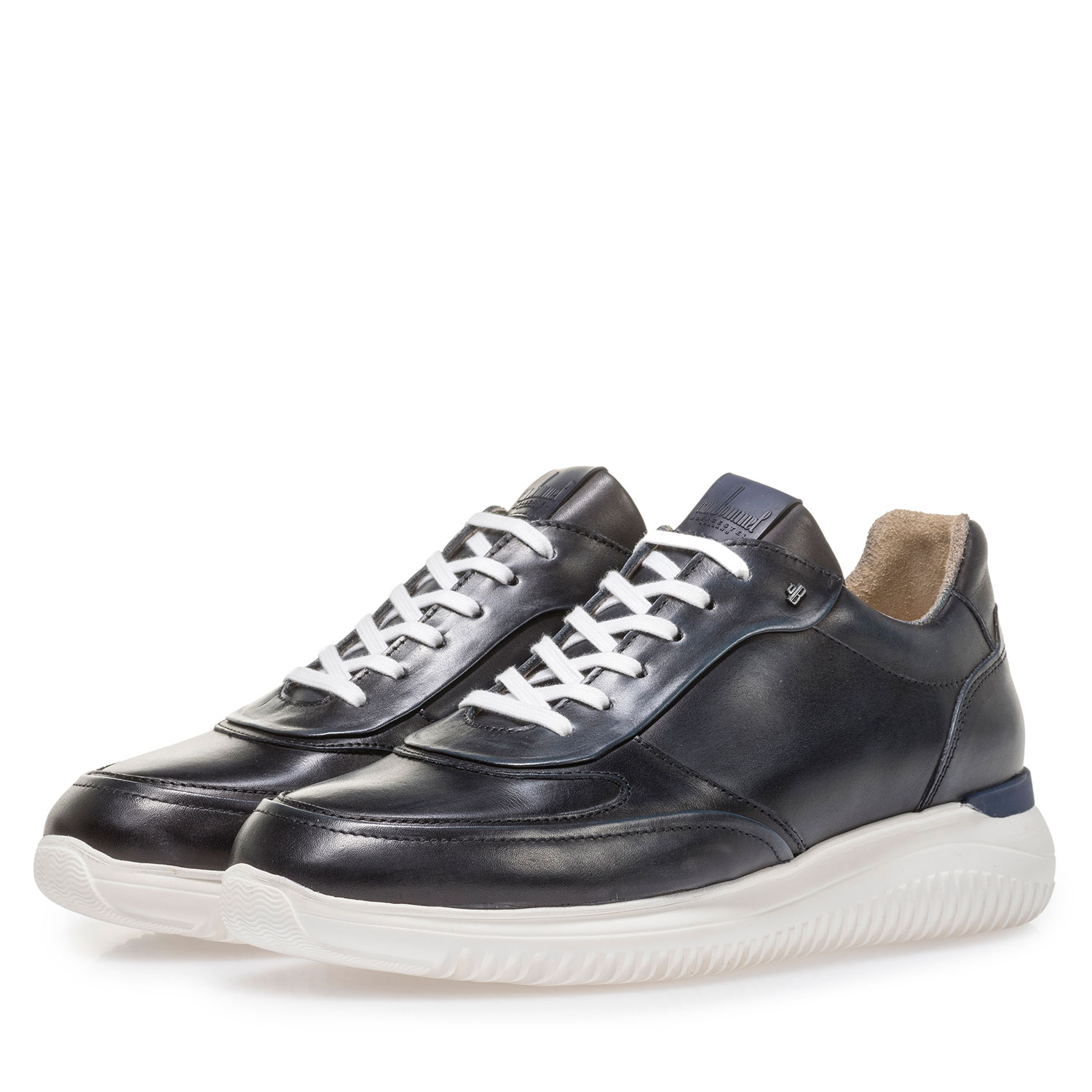 16306/06 - Zwarte kalfsleren sneaker 16306/06 - Zwarte kalfsleren sneaker
