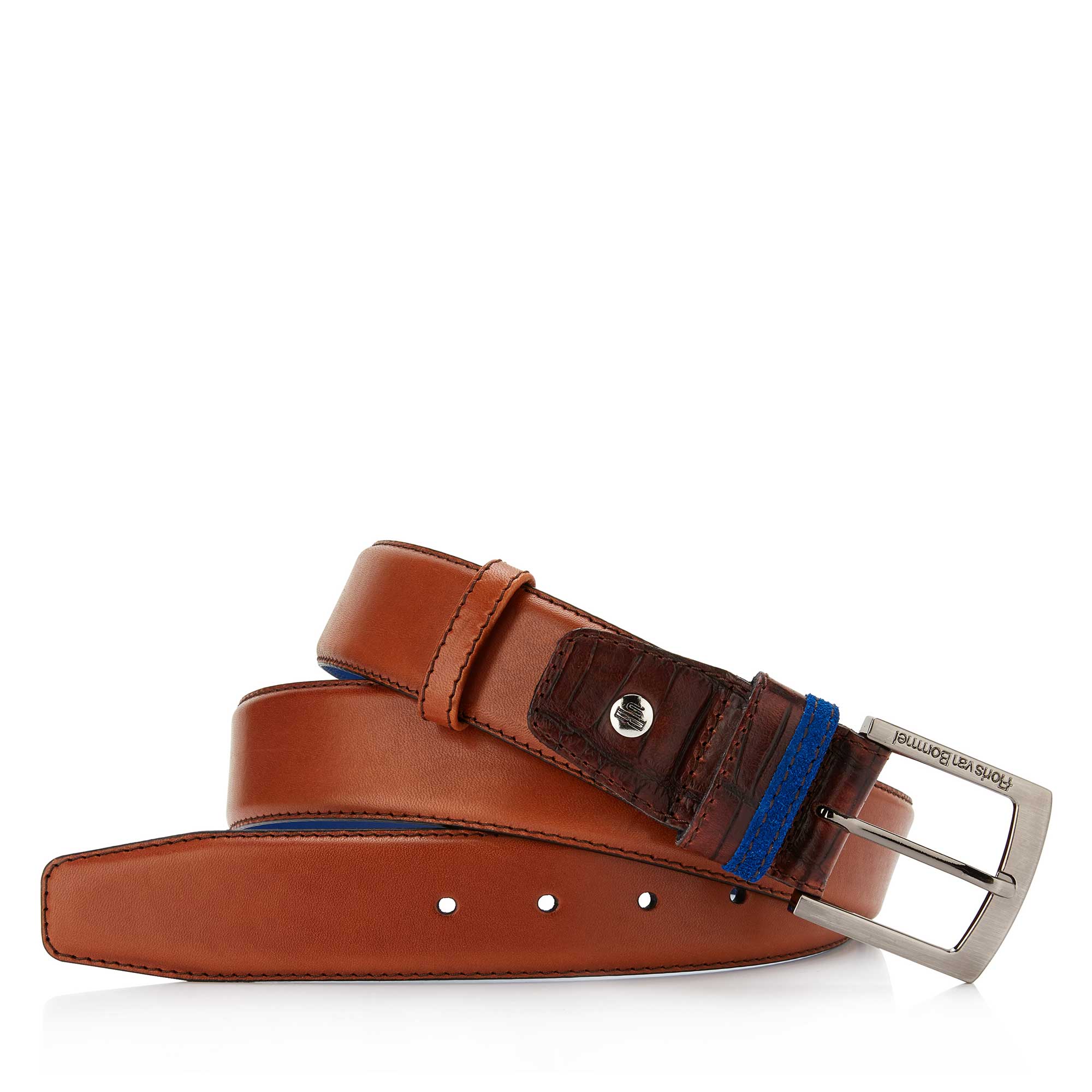 75004/01 - Leren riem cognac 75004/01 - Leren riem cognac
