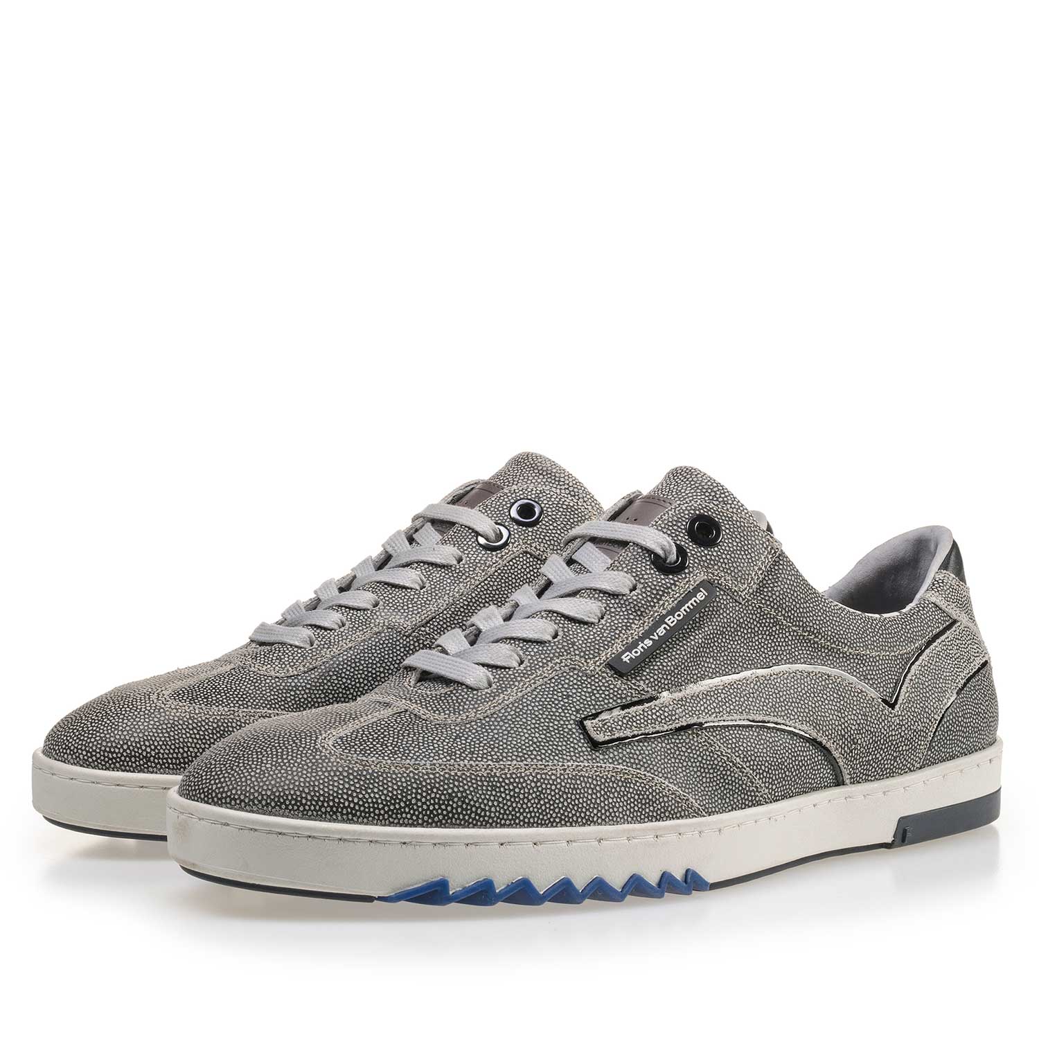 16074/28 - Grijze suède sneaker 16074/28 - Grijze suède sneaker
