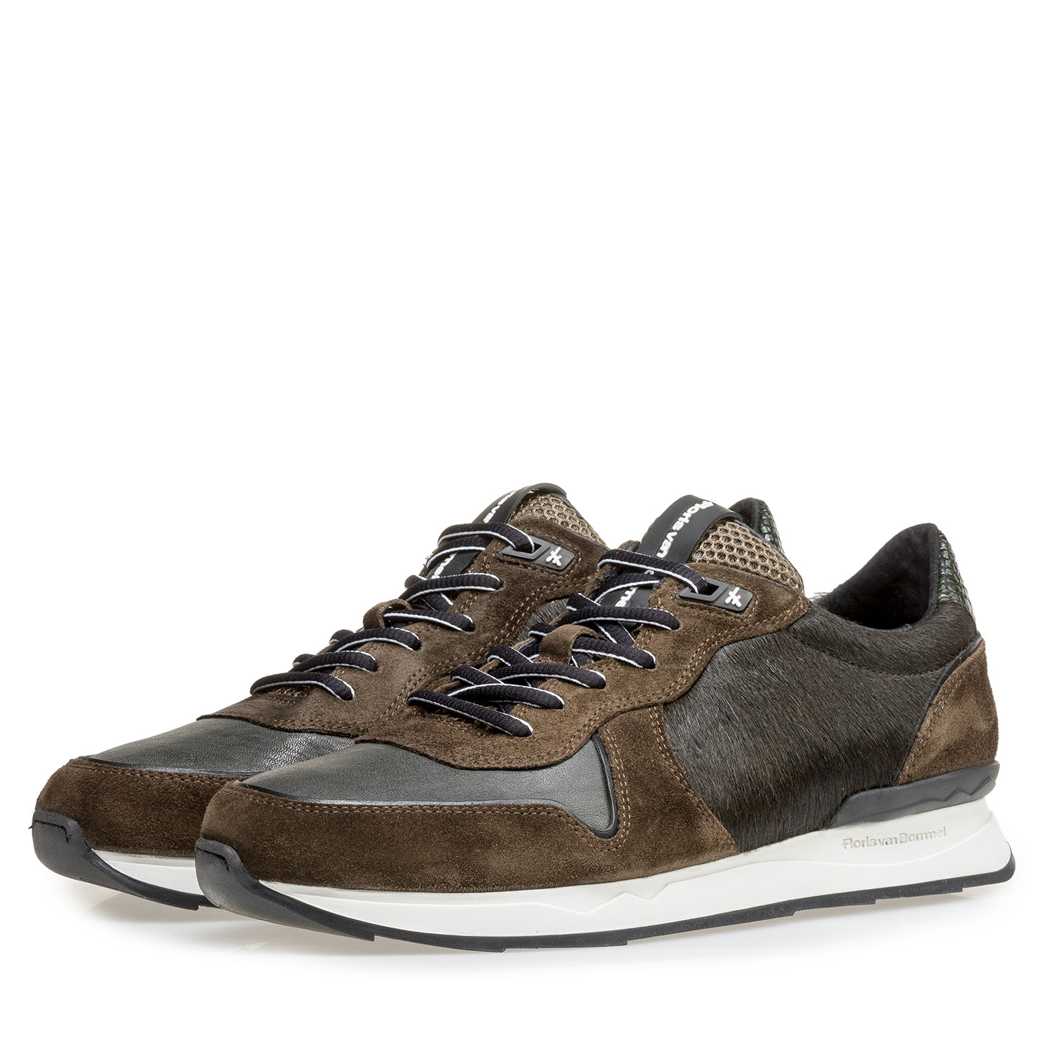 16291/08 - Green suede leather sneaker 16291/08 - Green suede leather sneaker