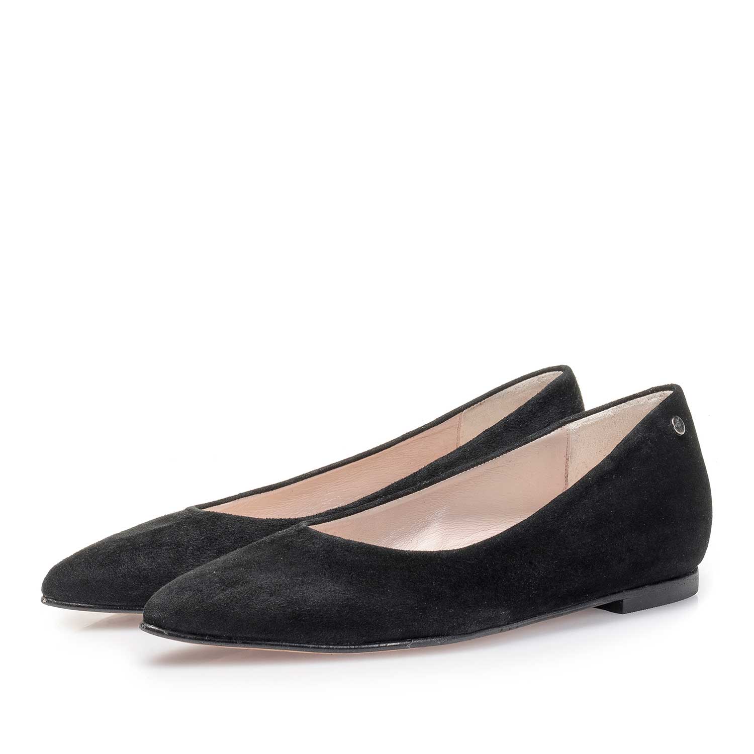 85411/09 - Zwarte suède ballerina 85411/09 - Zwarte suède ballerina