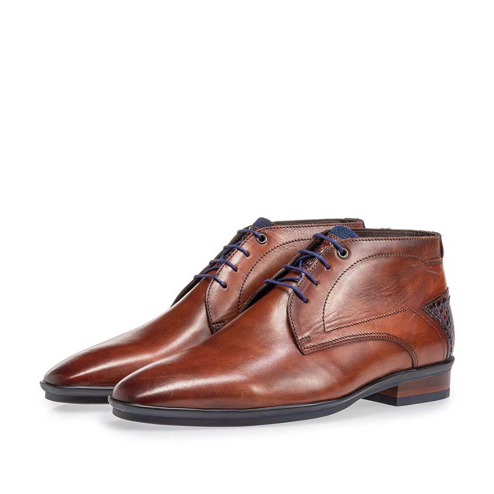 20440/27 - Veterboot kalfsleer cognac 20440/27 - Veterboot kalfsleer cognac