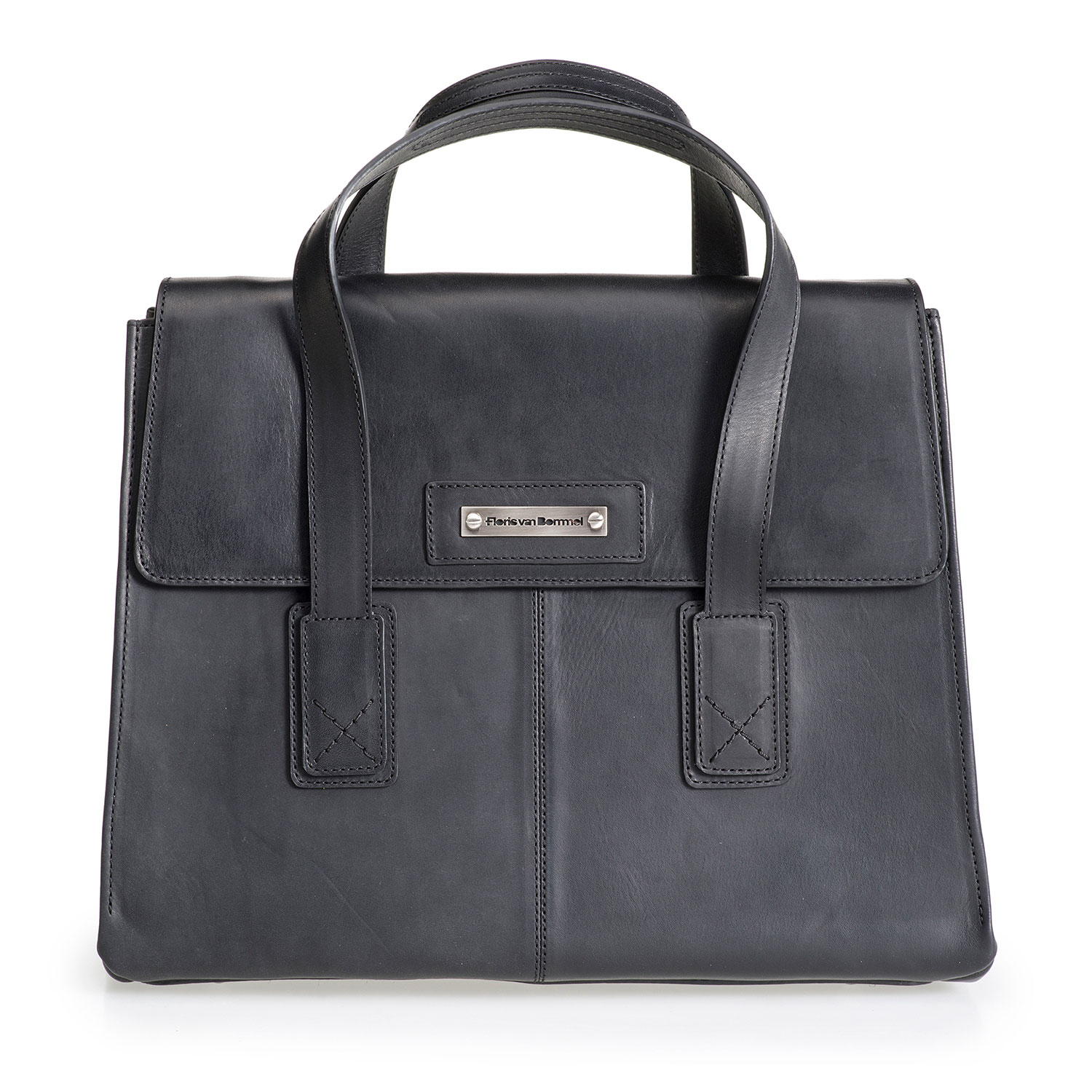 89009/00 - Black leather business bag 89009/00 - Black leather business bag