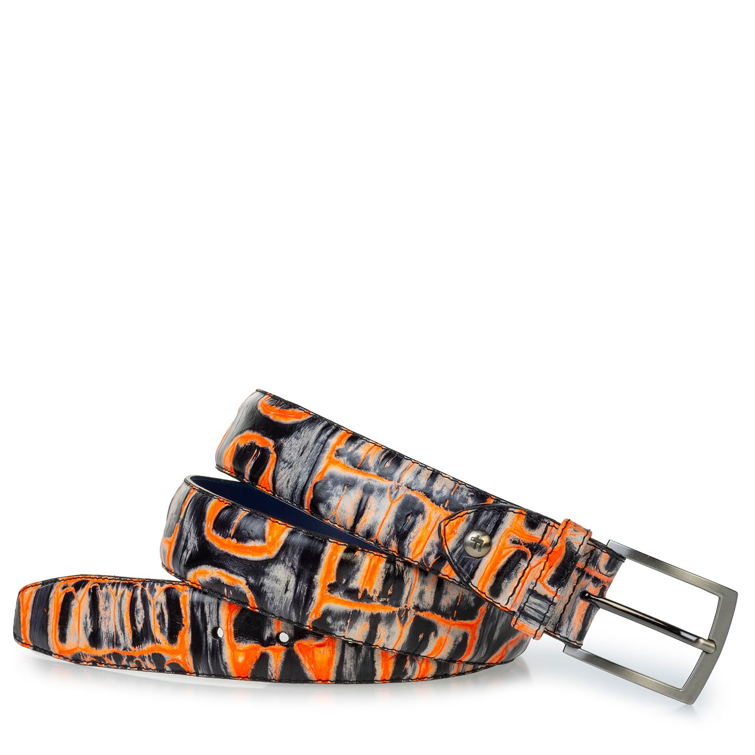 75203/27 - Riem crocoprint oranje 75203/27 - Riem crocoprint oranje