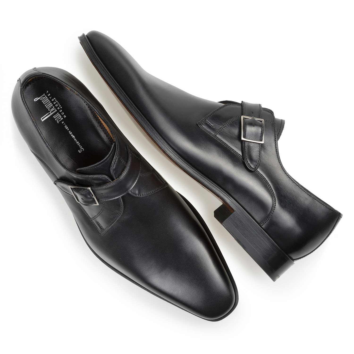 12099/01 - Black calf leather monk strap 12099/01 - Black calf leather monk strap