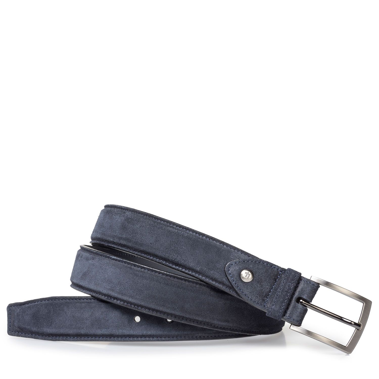 75200/43 - Blauwe lichtgeschuurd suède riem 75200/43 - Blauwe lichtgeschuurd suède riem