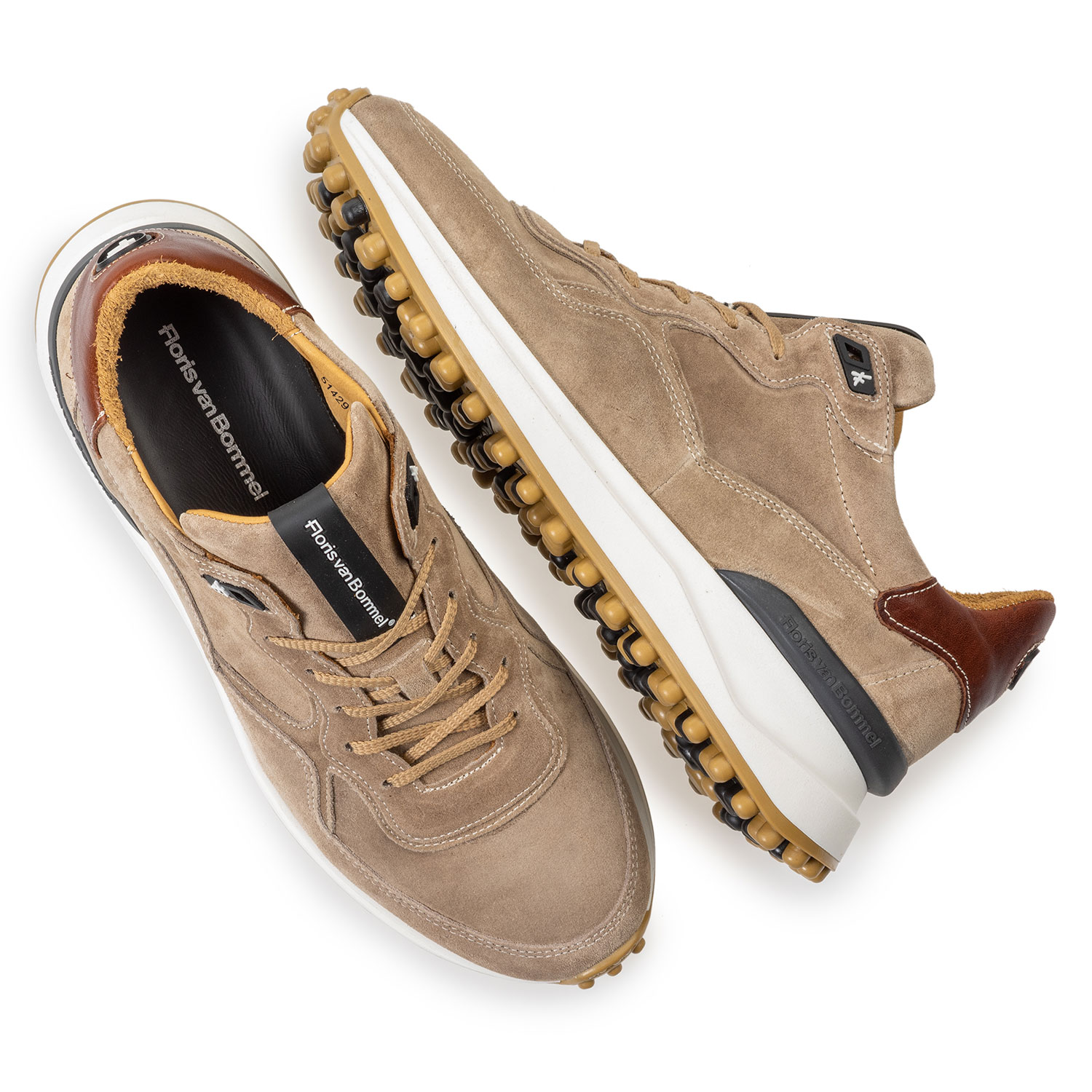 16301/21 - Beige suède sneaker 16301/21 - Beige suède sneaker