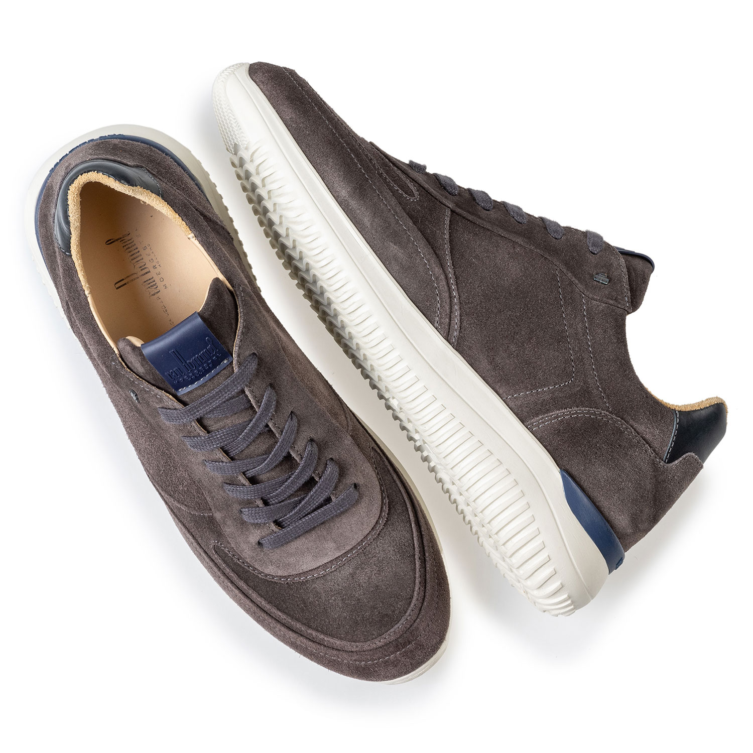 16306/13 - Grijze suède sneaker 16306/13 - Grijze suède sneaker