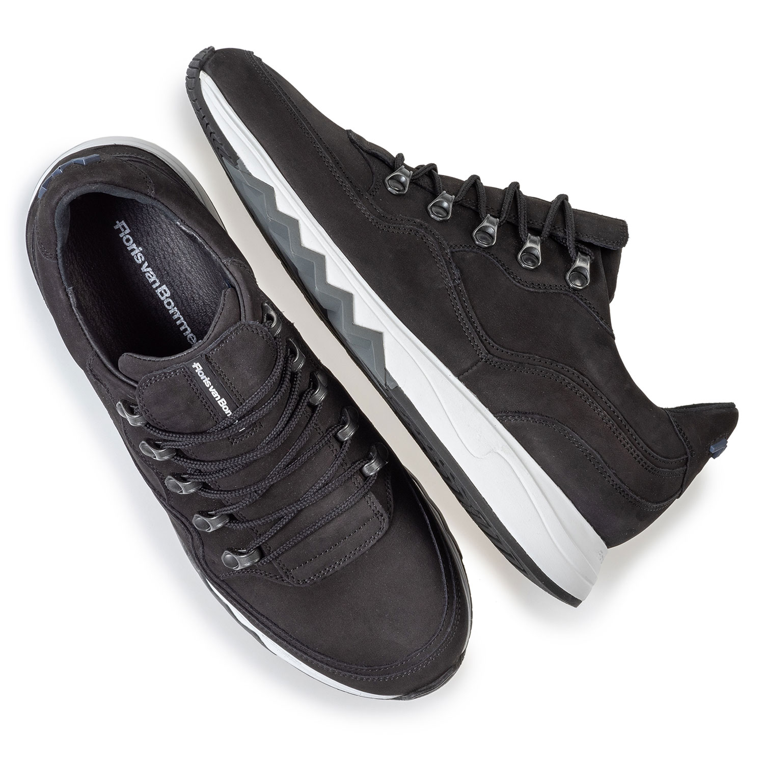 16393/13 - Sneaker zwart nubuck 16393/13 - Sneaker zwart nubuck