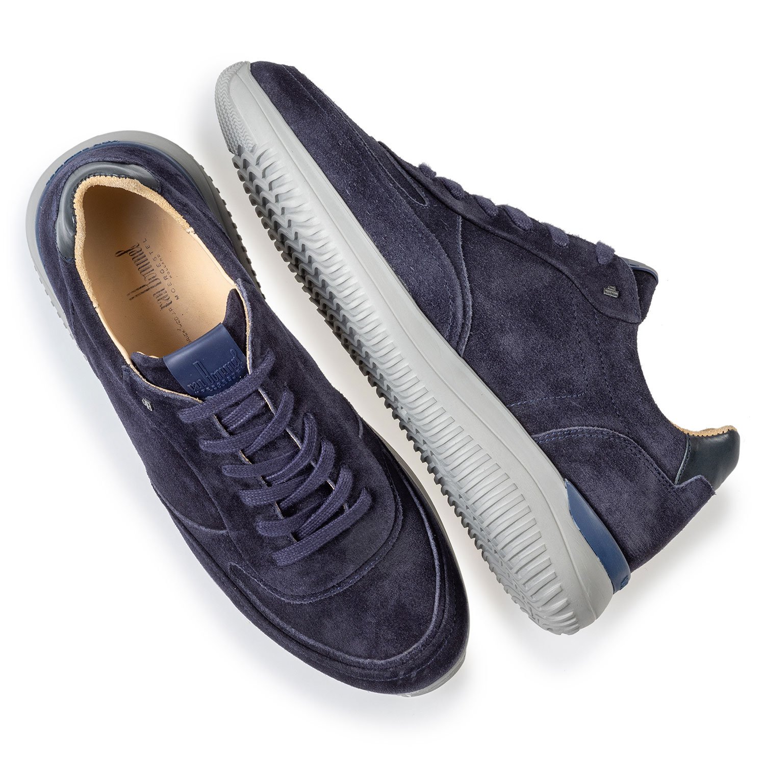 16306/11 - Blauwe suède sneaker 16306/11 - Blauwe suède sneaker