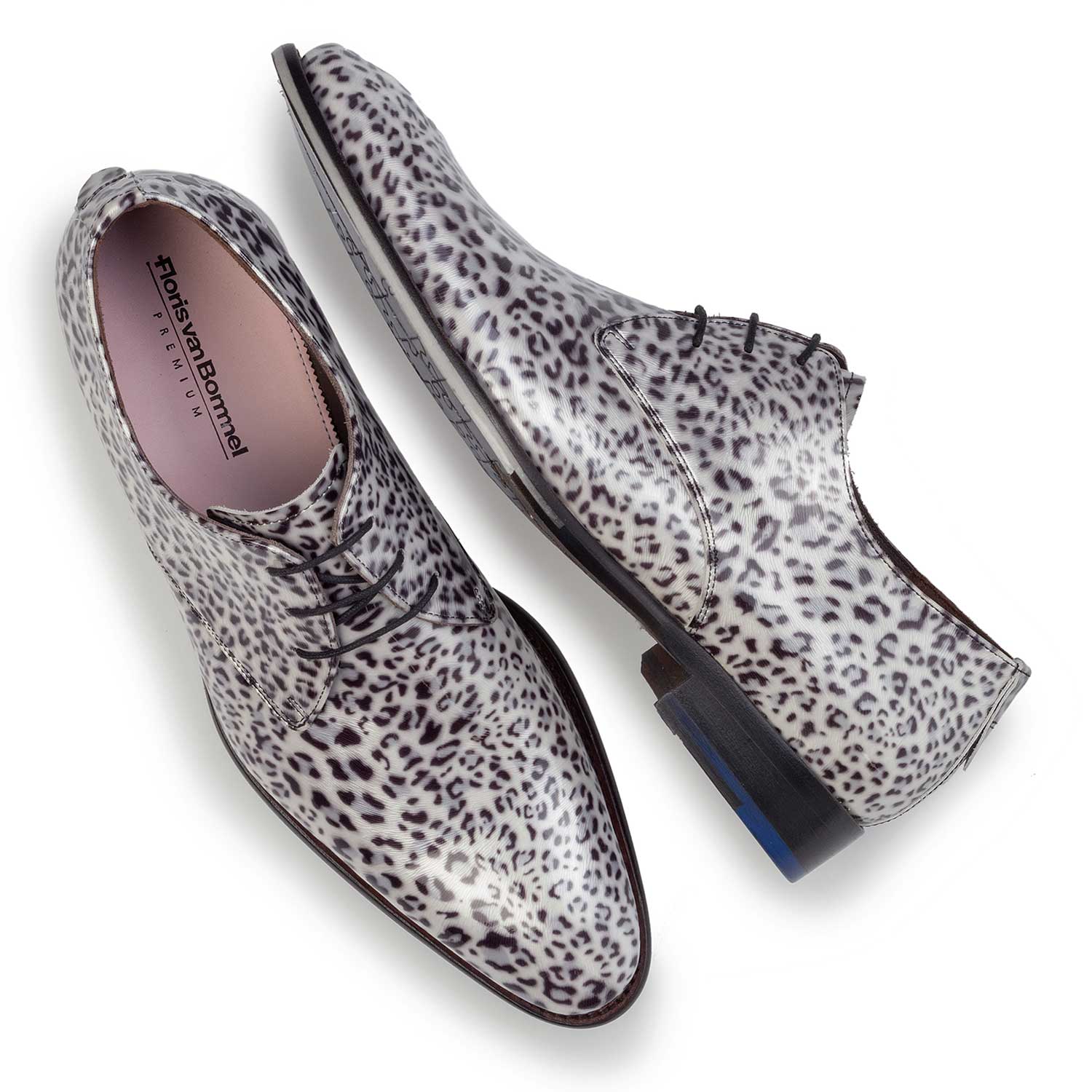 14110/00 - Premium grey, patent leather lace shoe 14110/00 - Premium grey, patent leather lace shoe