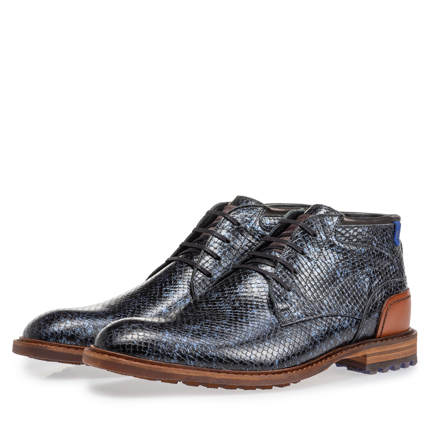 20102/12 - Crepi boot metallic blauw 20102/12 - Crepi boot metallic blauw