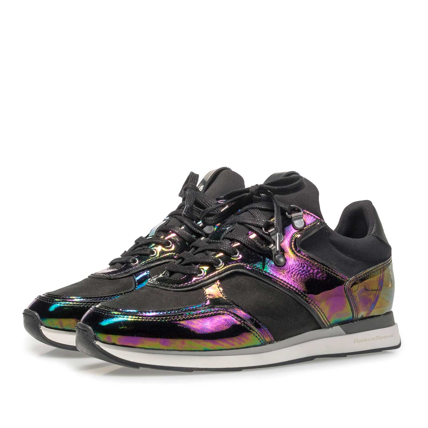 85278/04 - Multi-color sneaker van lakleer 85278/04 - Multi-color sneaker van lakleer