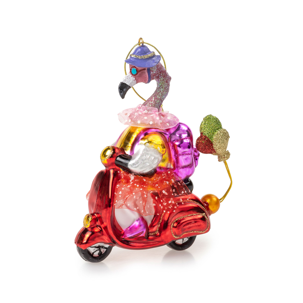 44005/04 - Kerstbal crazy flamingo 44005/04 - Kerstbal crazy flamingo
