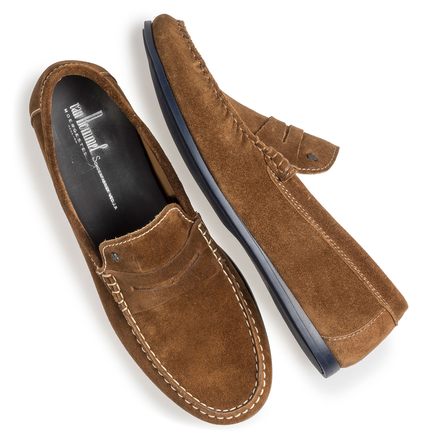 15038/02 - Bruine suède loafer 15038/02 - Bruine suède loafer
