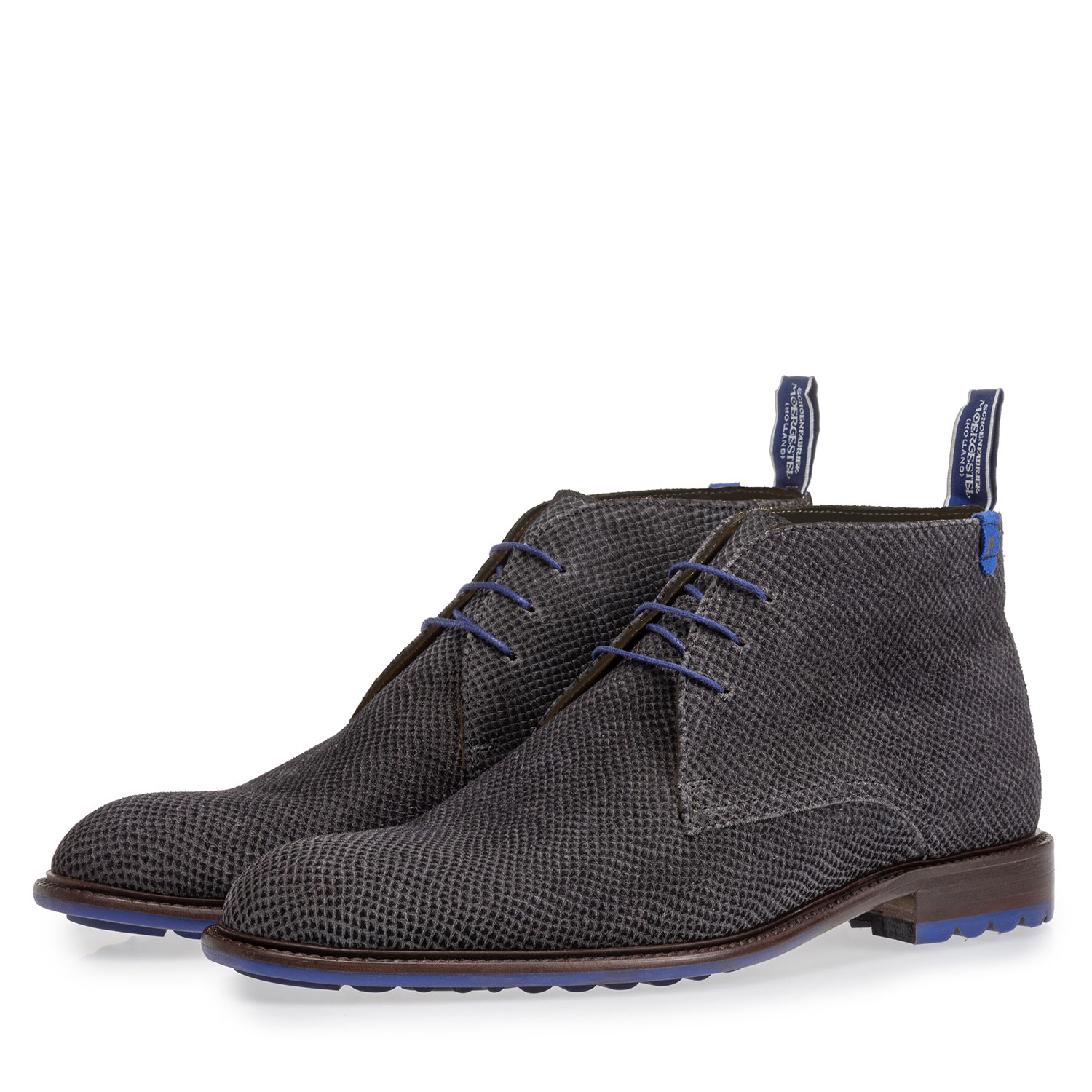 10203/32 - Veterboot grijs met print 10203/32 - Veterboot grijs met print