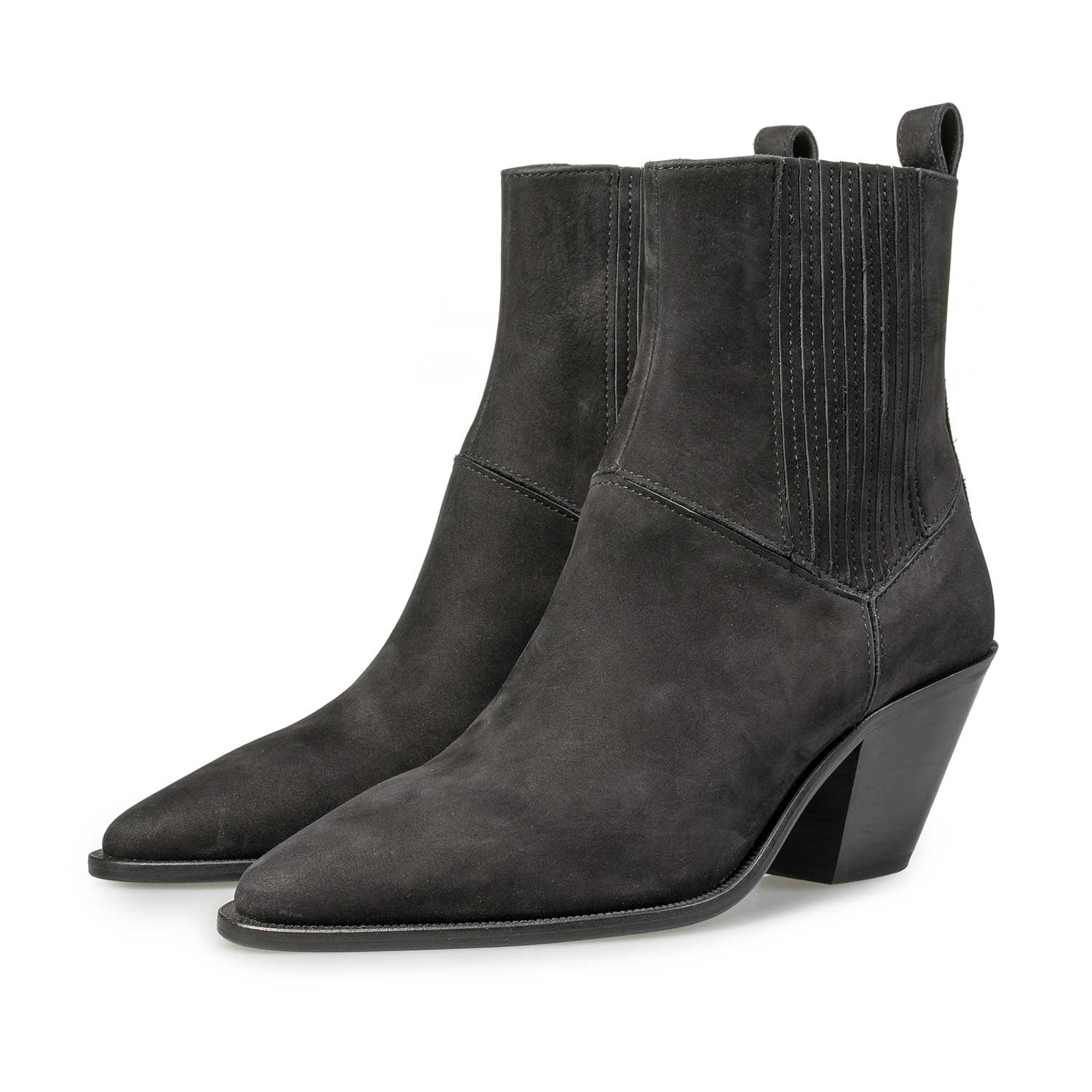 85611/01 - Black nubuck leather Chelsea boot 85611/01 - Black nubuck leather Chelsea boot