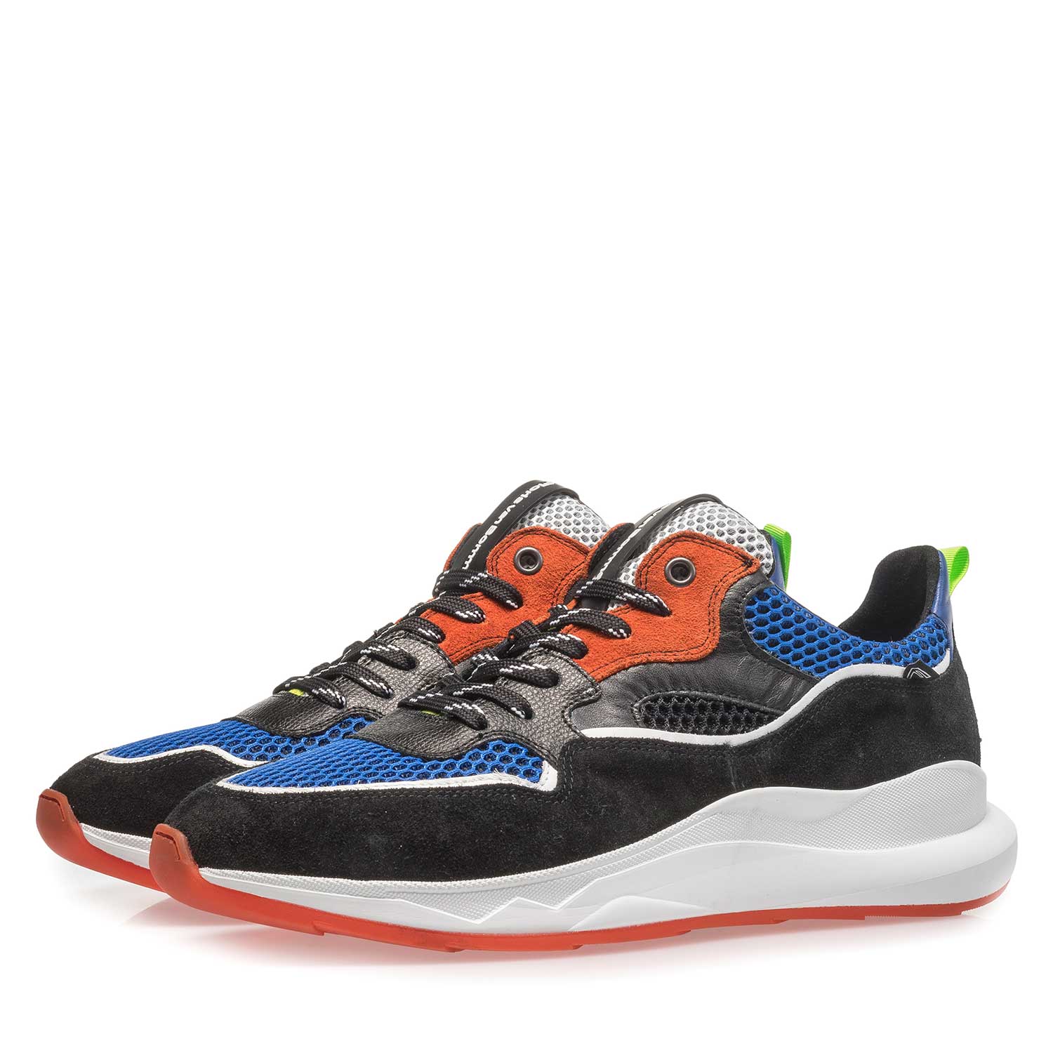 16269/07 - Black suede leather sneaker 16269/07 - Black suede leather sneaker