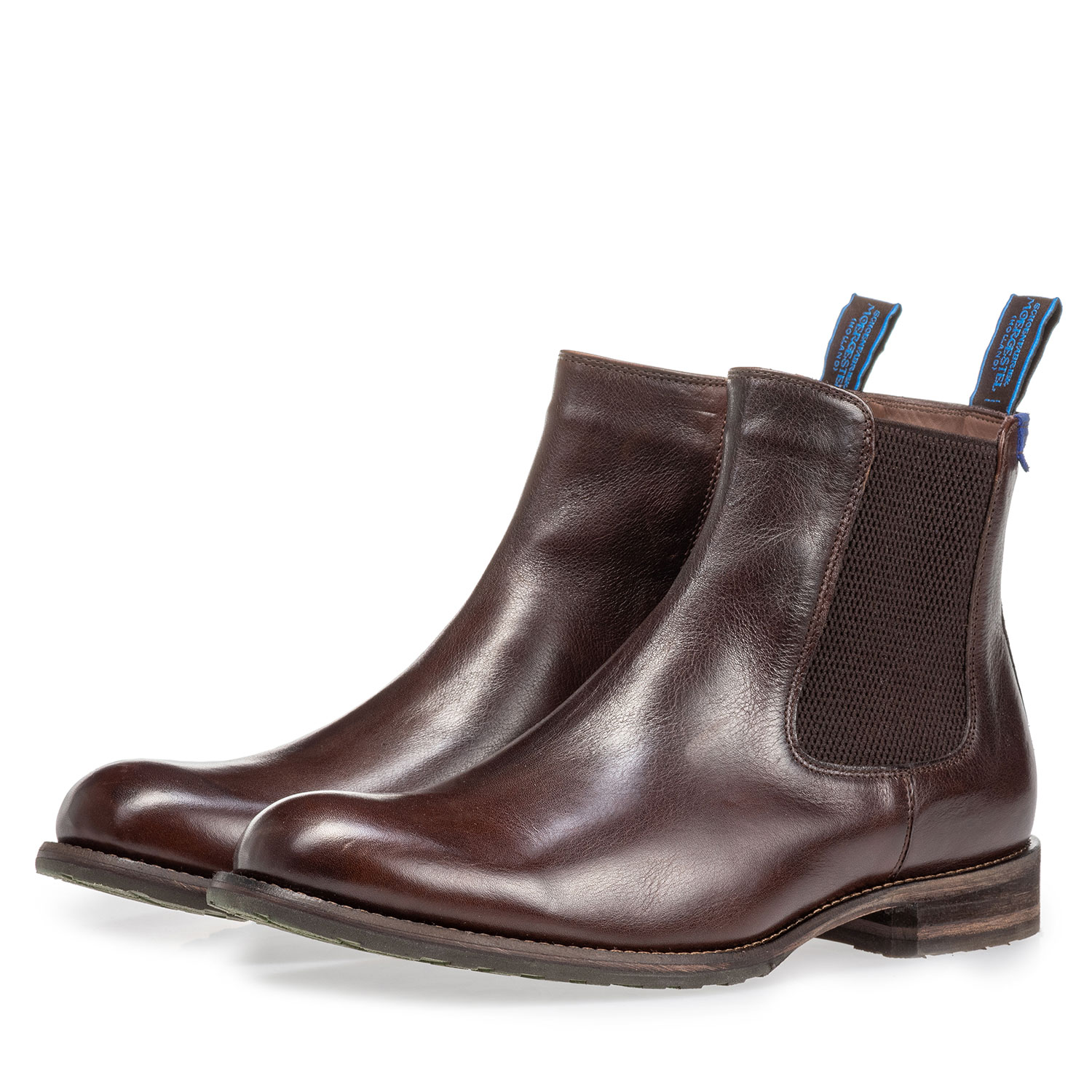 10289/21 - Lambskin lined brown Chelsea boot 10289/21 - Lambskin lined brown Chelsea boot
